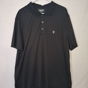 IZOD Men's Black Polo Shirt